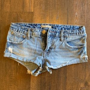 Free People Jean Shorts
